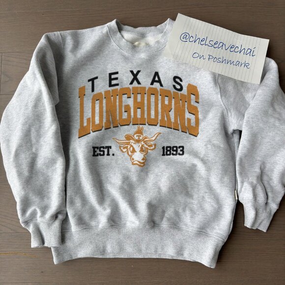 Vintage University of Texas Longhorns Football Crewneck Retro Longhorns Shirt - Picture 1 of 2